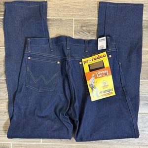 Wrangler Cowboy Cut Pro Rodeo Blue Jeans Mens 34x32 New NWT 13MWZ Western - Picture 1 of 8