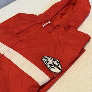 Rote UGA Georgia Bulldogs leichte Herrenjacke mit durchgehendem Reißverschluss NCAA Größe Large - Bild 1 von 10
