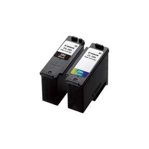 Canon PG-285/CL-286 Black and Tri-Color Ink Cartridges (6196C004AA) - Picture 1 of 1