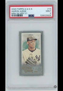 AARON JUDGE 2020 Topps Allen & Ginter X #13 Mini Silver 1/1 PSA 9 - Picture 1 of 2
