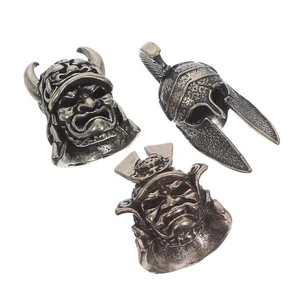 3 PCS Retro Pendant Craft Keys Jewelry Charm Japanese Samurai Charms - Picture 1 of 20