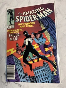 AMAZING SPIDER-MAN 252 (1984) 1st App Black Costume Newsstand - Canadian Price - Picture 1 of 17