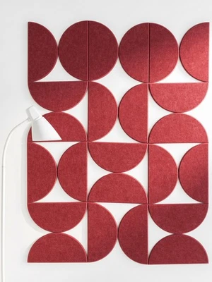 Decorative Bulletin Board Home Decor - Felt Tiles for Accent Walls Decoration... - Image 1 of 4