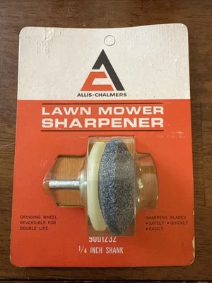 NOS Vintage Allis-Chalmers Lawn Mower Sharpener 9001232  In Package - Image 1 of 4