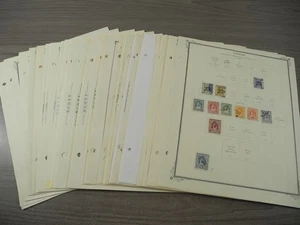 JORDAN, Stamp Collection hinged on Scott & other pages - Picture 1 of 24