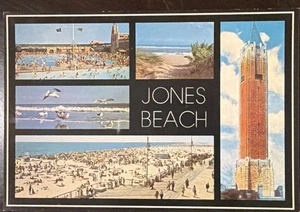 Vintage Jones Beach State Park Long Island New York NY Postkarte nicht verschickt - Bild 1 von 3