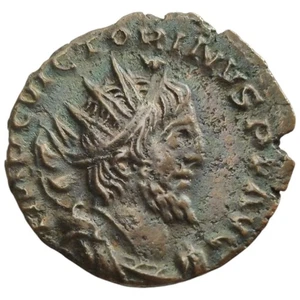 270-271 Victorinus Antoninianus Virtvs Avg Treveri Mint Roman Empire 14U - Picture 1 of 2