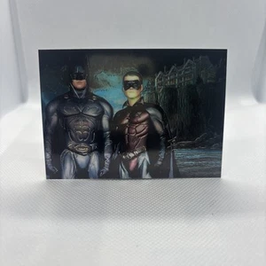 1995 Fleer Metal Batman Forever Animaction #6 Batman & Robin - Picture 1 of 2