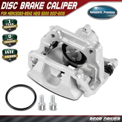 Rear Left Brake Caliper with Bracket for Mercedes-Benz W213 E300 2017-2019 E350 - Image 1 of 4