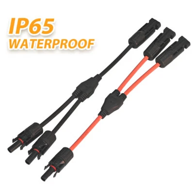 LIONSHEE Y Solarstecker PV Stecker Verteiler Buchse Kupplung Sicherung PV für MC4 Kabel