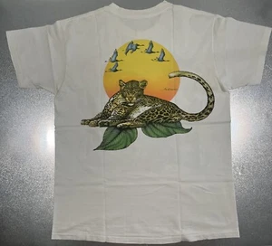 Camisa De Colección Años 90 Lisa Chapman Selva Tropical Doble Cara Naturaleza Hábitat XL 23x29.5 - Imagen 1 de 6