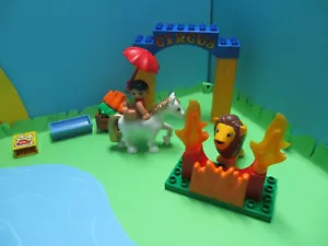 ( GB25 / 7 ) LEGO Duplo Zirkus Set Dompteurin Artistin Löwe Pferd - Bild 1 von 7