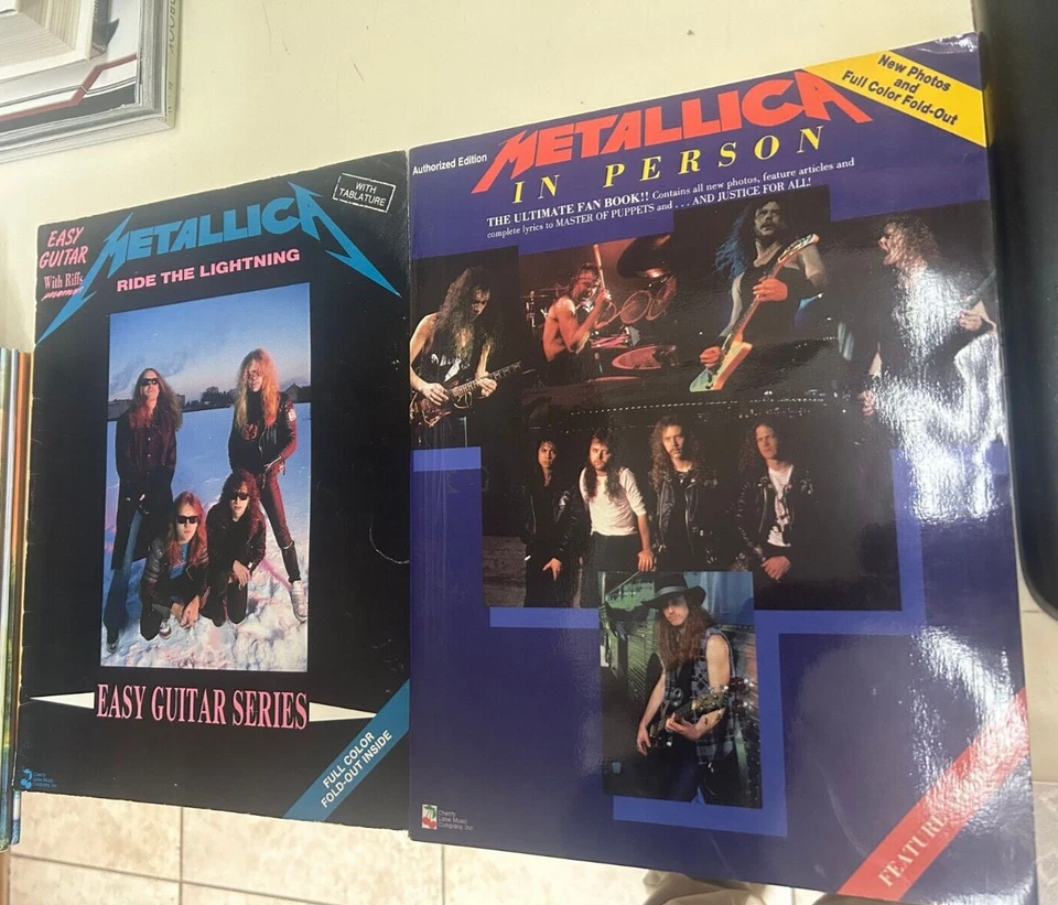 Metallica Ride the Lightning Sheet Music Guitar Tablature Songbook & IN PERSON - Image 1 of 1