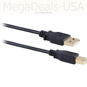 STAPLES 16' GOLD Pro Series USB 2.0 Printer Cable, Black 18805 - (C3) - Picture 1 of 1