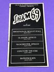 Sham 69 1979 Gig Dates Music Press Ad Cutting