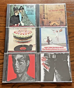 Rolling Stones 6 CDs Beggars Banquet Let It Bleed Tattoo You Sticky Fingers More - Picture 1 of 24