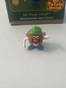 Miniatur Herr Kartoffelkopf Weihnachten Punze Andenken Ornament Neu im Karton - Bild 1 von 12