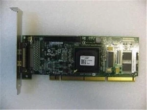 Used Raid Card Adaptec ASR-2130SLP 128M Pci-X Scsi Functional fs - Picture 1 of 2
