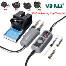 938D Hot Tweezers Mini BGA SMD Mini Soldering Station with Stand Solder Iron Kit