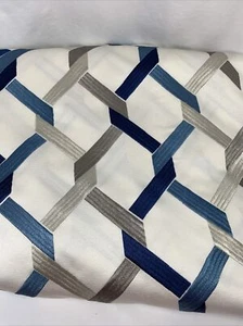 Kasmir Fabrics Crosswise ~ Blue - 3 yards, 54 inches - Picture 1 of 4