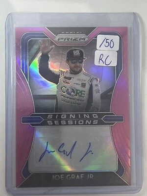 2020 Panini Prizm Signing Sessions Pink /50 Joe Graf Jr #SS-JG.2 Rookie Auto RC - Image 1 of 2