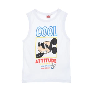 CANOTTA TOPOLINO DISNEY MAGLIETTA BAMBINO SUN CITY - WE1035BIANCO - Foto 1 di 2