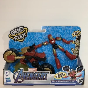 FLEX RIDER IRON MAN Marvel Bend And Flex Action Figure. - Picture 1 of 2