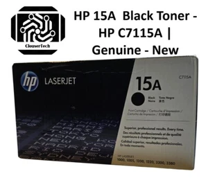 HP 15A Toner Schwarz - HP C7115A | Original - Neu - Bild 1 von 5