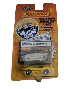Matchbox Corvette 1989 Official Car and Driver Collector Cards Convertibles