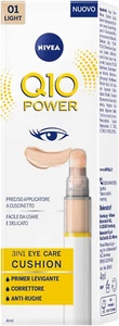 Q10 POWER 3In1 Eye Care Cushion 01 Light 4 Ml, Crema Contorno Occhi Colorata E I - Foto 1 di 12