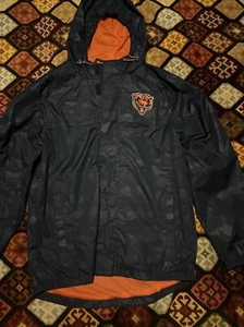 Chicago Bears Full-zipper Hoodie Raincoat Men’s Small New - Picture 1 of 10