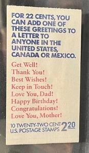 Scott 2267-70a, 29 cent, Special Occasions, Booklet Pane of 10 Unopened  - Picture 1 of 2