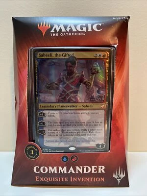 MTG Magic the Gathering - Commander 2018 Deck - Exquisite Invention - New - Image 1 of 4
