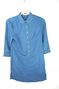 Anthropologie abito/tunica top camicia blu navy donna taglia XS - Foto 1 di 3