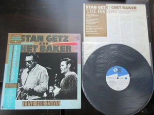 Stan Getz & Chet Baker Line for Lyons Japan Vinyl LP w OBI SJ27-5005 George Mraz - Picture 1 of 10