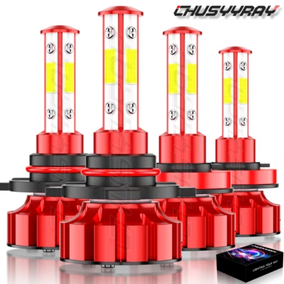 Kit de 4 bombillas LED combinadas de faros altos bajos para Chevrolet Equinox 2010-2018 Foto 1 de 4