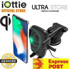 iOttie Easy One Touch 4 Wireless Qi Fast Charge Dash Windshield Car Mount Holder