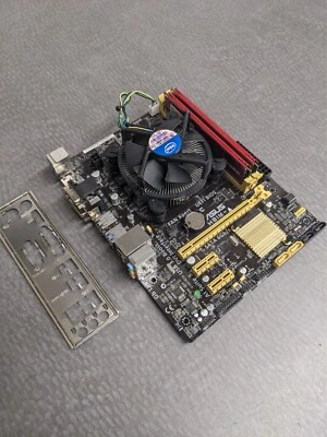 ** 3,4 GHz Intel i5-4670K CPU + ASUS H81M-A Mainboard + 16GB RAM - Bild 1 von 4