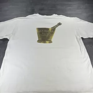 Vintage Claritin T Shirt Adult XL White Medicine Pharmacy Promo Doctor Nurse Art - Picture 1 of 9