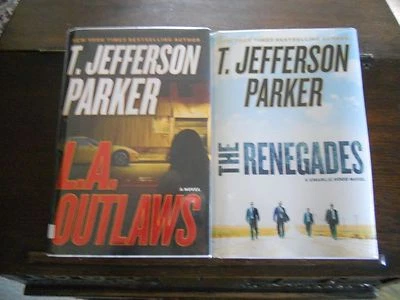 L. A. OUTLAWS & THE RENEGADES  T. Jefferson Parker, SIGNED/DATED, 1st/1st prints Foto 1 de 4