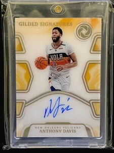 2018-19 Panini Opulence Pelicans Anthony Davis Gilded Signatures Auto 06/25 - Picture 1 of 2