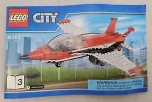 LEGO CITY: Jet acrobatico con pilota ~ 60103/#3 ~ SOLO MANUALE ISTRUZIONI - Foto 1 di 7