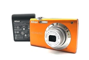 【NEAR MINT】NIKON COOLPIX S3000 12.0MP orange Digital Camera From JAPAN - Picture 1 of 9
