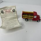 Coca Cola Town Square Collection Delivery Truck w/6 Cases Vintage 1992