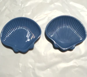 Vintage Paar Seifenschalen Abtropfseife Jakobsmuschel Schale Schmuckschale - Bild 1 von 4