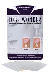 Lobe Wonder Ear Lobe Support Patches -- 60 ct - Picture 1 of 9