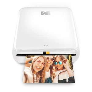 Kodak Step Mobile Instant Photo Printer (White), Portable Zink 2x3" Mini Printer - Afbeelding 1 van 6