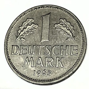 # C10033 GERMANY COIN, ONE MARK 1965-F - Picture 1 of 2