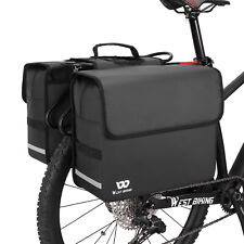 WEST BIKING Waterproof Bike Pannier Double Side Bag Bicycle Rear Rack Pack Bag