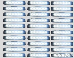 30 luces delanteras marcadoras laterales blancas 24V 6 LED PARA VOLVO DAF MAN SCANIA - Imagen 1 de 1